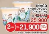 Promo Harga Inaco Nata De Coco Crispy 1000 gr - LotteMart