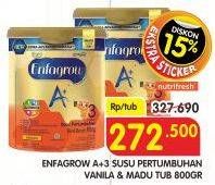 Promo Harga ENFAGROW A+3 Susu Bubuk Madu, Vanilla 800 gr - Superindo