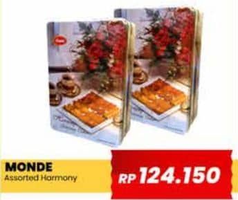 Promo Harga Monde Assortment Cookies Harmony 850 gr - Yogya