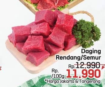 Promo Harga Daging Rendang Sapi/Semur  - LotteMart