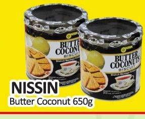 Promo Harga NISSIN Biscuits Butter Coconut 650 gr - Yogya