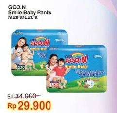 Promo Harga Goon Smile Baby Pants M20, L20 20 pcs - Indomaret