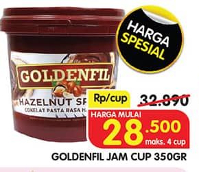 Promo Harga Goldenfil Selai 350 gr - Superindo