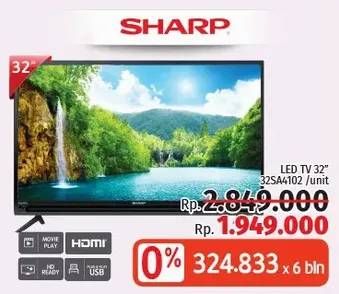 Promo Harga SHARP LC-32SA4102i | LED TV  - LotteMart