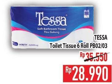 Promo Harga TESSA Toilet Tissue PB02  - Hypermart