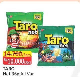 Promo Harga TARO Net All Variants per 3 bungkus 36 gr - Alfamart