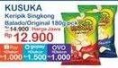 Promo Harga Kusuka Keripik Singkong Balado, Original 180 gr - Indomaret