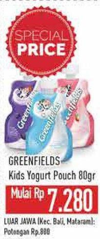 Promo Harga Greenfields Yogurt Squeeze 80 gr - Hypermart