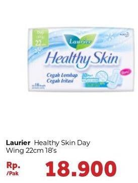 Promo Harga Laurier Healthy Skin Day Wing 22cm 18 pcs - Carrefour