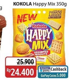 Promo Harga Kokola Happy Mix Assorted Biscuits 350 gr - Alfamidi