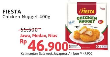 Promo Harga Fiesta Naget Chicken Nugget 400 gr - Alfamidi