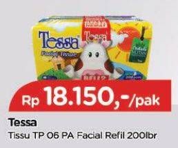 Promo Harga TESSA Facial Tissue TP 06 200 pcs - TIP TOP