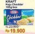 Promo Harga KRAFT Cheese Cheddar 165 gr - Indomaret