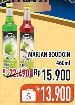 Promo Harga MARJAN Syrup Boudoin 460 ml - Hypermart