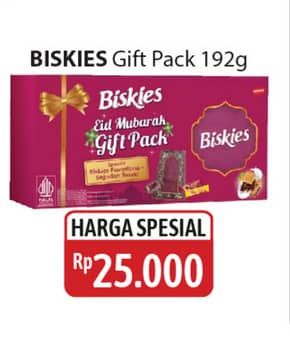 Promo Harga Biskies Eid Mubarak Gift Pack 192 gr - Alfamidi