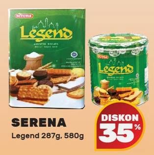 Promo Harga SERENA Biskuit Legend 287 gr - Yogya