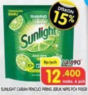 Promo Harga Sunlight Pencuci Piring Jeruk Nipis 100 910 ml - Superindo