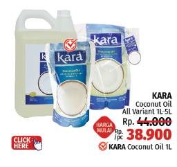 Promo Harga Kara Coconut Oil  - LotteMart