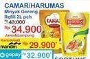 Promo Harga CAMAR/HARUMAS Minyak Goreng Refill 2L pch  - Indomaret