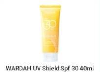 Promo Harga WARDAH UV Shield Essential Sunscreen Gel SPF 30 PA+++ 40 ml - Alfamart
