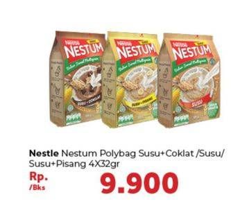 Promo Harga NESTLE Nestum Susu Cokelat, Susu, Susu Pisang 4 pcs - Carrefour