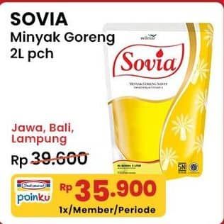 Promo Harga Sovia Minyak Goreng 2000 ml - Indomaret