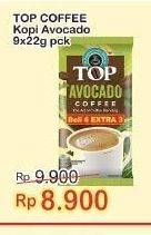 Promo Harga Top Coffee Kopi Avocado per 9 sachet 22 gr - Indomaret