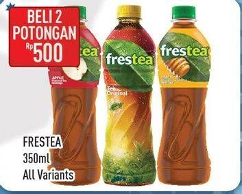 Promo Harga FRESTEA Minuman Teh All Variants per 2 botol 350 ml - Hypermart