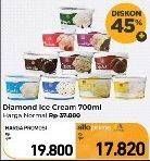 Promo Harga Diamond Ice Cream 700 ml - Carrefour