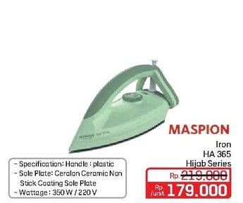 Promo Harga Maspion HA 365 | Iron Hijab Series  - Lotte Grosir