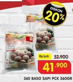 Promo Harga 365 Baso Sapi 360 gr - Superindo