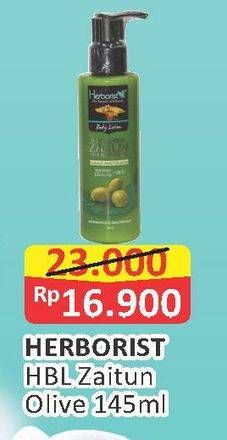 Promo Harga HERBORIST Body Lotion Zaitun Olive 145 ml - Alfamart