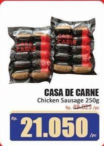 Promo Harga Casa De Carne Chicken Sausage 250 gr - Hari Hari