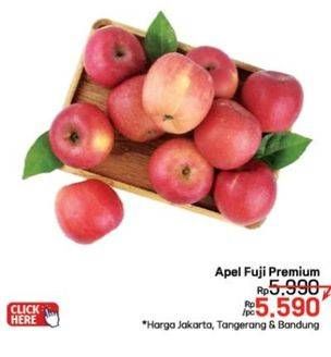 Promo Harga Apel Fuji Premium per 100 gr - LotteMart