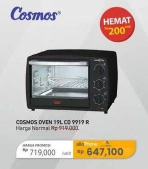 Promo Harga Cosmos CO-9919 R Oven 19L 19000 ml - Carrefour