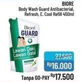 Promo Harga BIORE Guard Body Foam Active Antibacterial, Energetic Cool, Lively Refresh 450 ml - Alfamidi