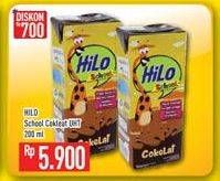 Promo Harga HILO Susu UHT School Chocolate 200 ml - Hypermart