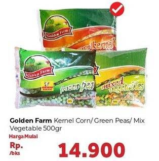 Promo Harga Golden Farm Kernel Corn/Green Peas/Mix Vegetables  - Carrefour