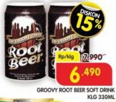 Promo Harga Root Beer Minuman Soda 330 ml - Superindo