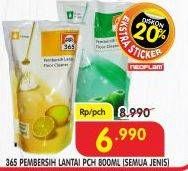 Promo Harga 365 Pembersih Lantai All Variants 800 ml - Superindo