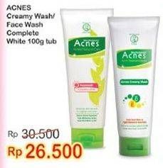 Promo Harga Acnes Creamy Wash/Face Wash Complete White  - Indomaret
