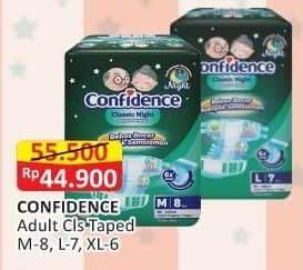Promo Harga Confidence Adult Diapers Classic XL6, M8, L7 6 pcs - Alfamart