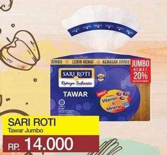Promo Harga SARI ROTI Roti Tawar Special 370 gr - Yogya