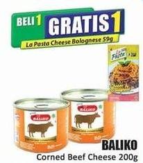 Promo Harga Baliko Corned Beef Cheese 200 gr - Hari Hari