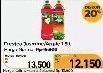 Promo Harga Frestea Minuman Teh Jasmine, Apple, Original 1500 ml - Carrefour
