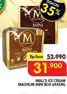 Promo Harga Walls Magnum Mini per 6 pcs 45 ml - Superindo