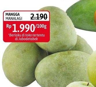 Promo Harga Mangga Manalagi per 100 gr - Alfamidi