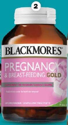 Promo Harga BLACKMORES Pregnancy & Breastfeeding Gold 120 pcs - Guardian
