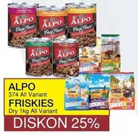 Promo Harga ALPO All Variant / Friskies Dry 1kg  - Yogya