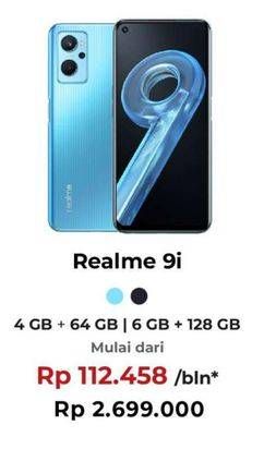 Promo Harga Realme 9i 4 GB + 64 GB, 6 GB + 128 GB  - Erafone